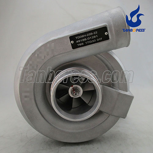 Turbocharger for Mitsubishi 6D22T | 6D22T3 TD08H 49188-01261