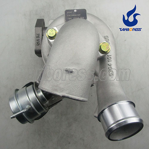 Turbocharger for Hyundai D4CB 16V BV43 53039880127